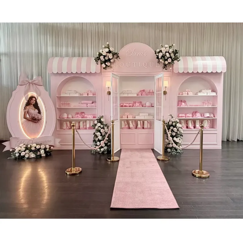 Lighting Decor Rentals - Witte PVC Bloemenboog Stand Kit Bruiloft