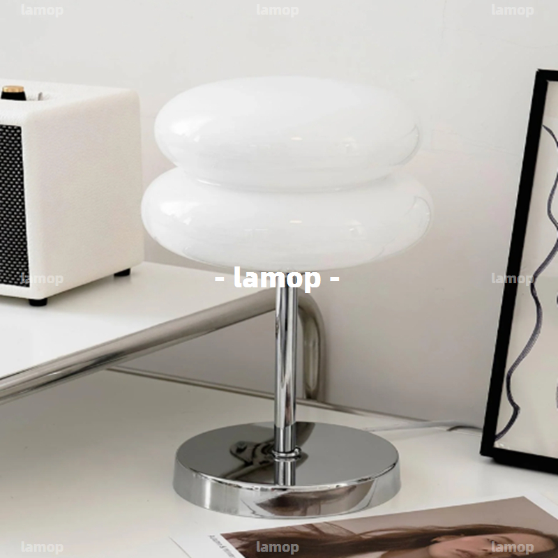 Lighting Decor For Living Room - Bauhaus Cream-Globe Tafellamp Mid-Century Minimalistisch INS