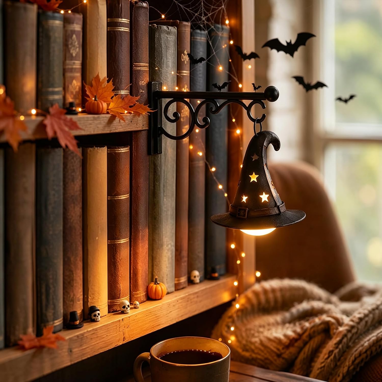 Lighting Decor Home - Boekenplanklamp, bibliotheeklamp, leeslamp, mini-boekenkastlamp, boekenhoeklamp, leeshoekdecoratie