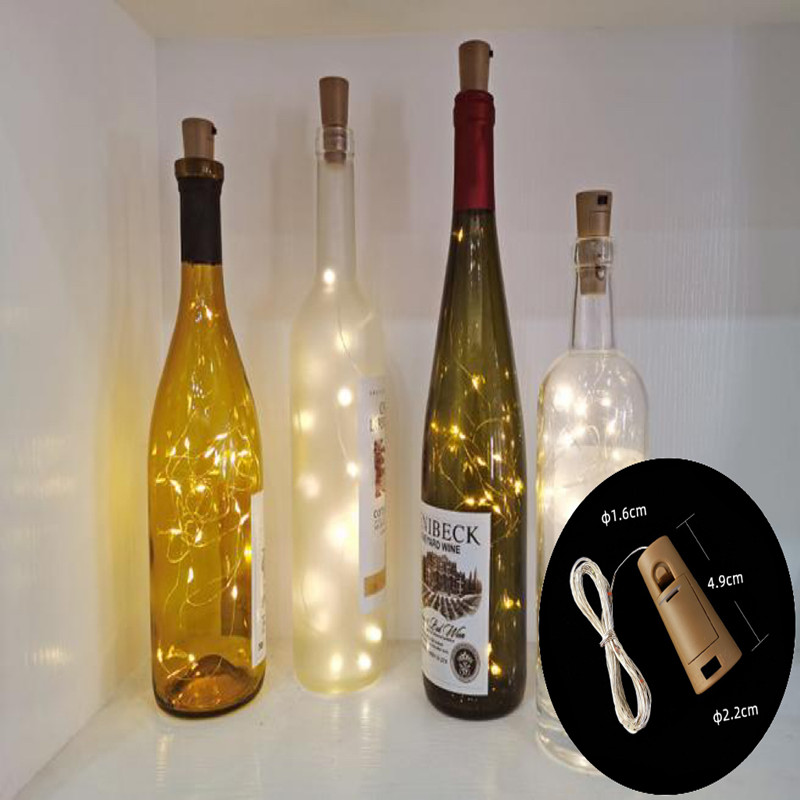 Decor Lighting Cork - Led Wijnfles Verlichting Met Kurk, 1/2/3M