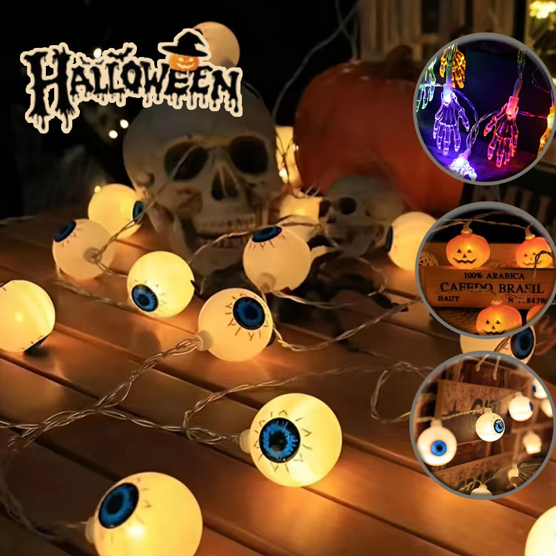 Lighting Decor For House - 1-5PCS Halloween Nieuwe Pompoen Vleermuis LED