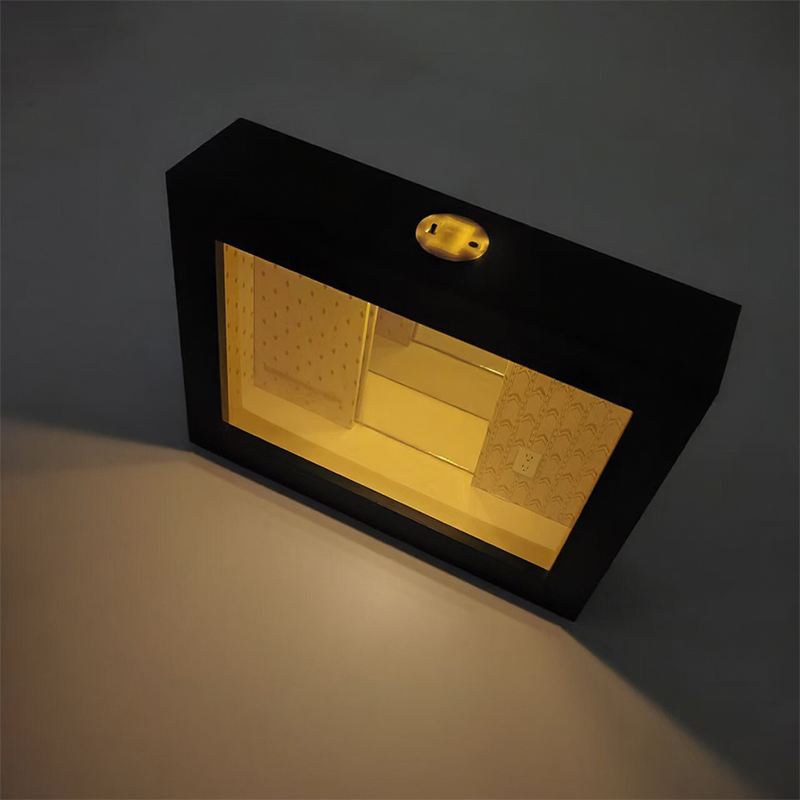 Lighting Room Decor Photo - Achterkamer Abyss Infinity Spiegel Fotolijst Met