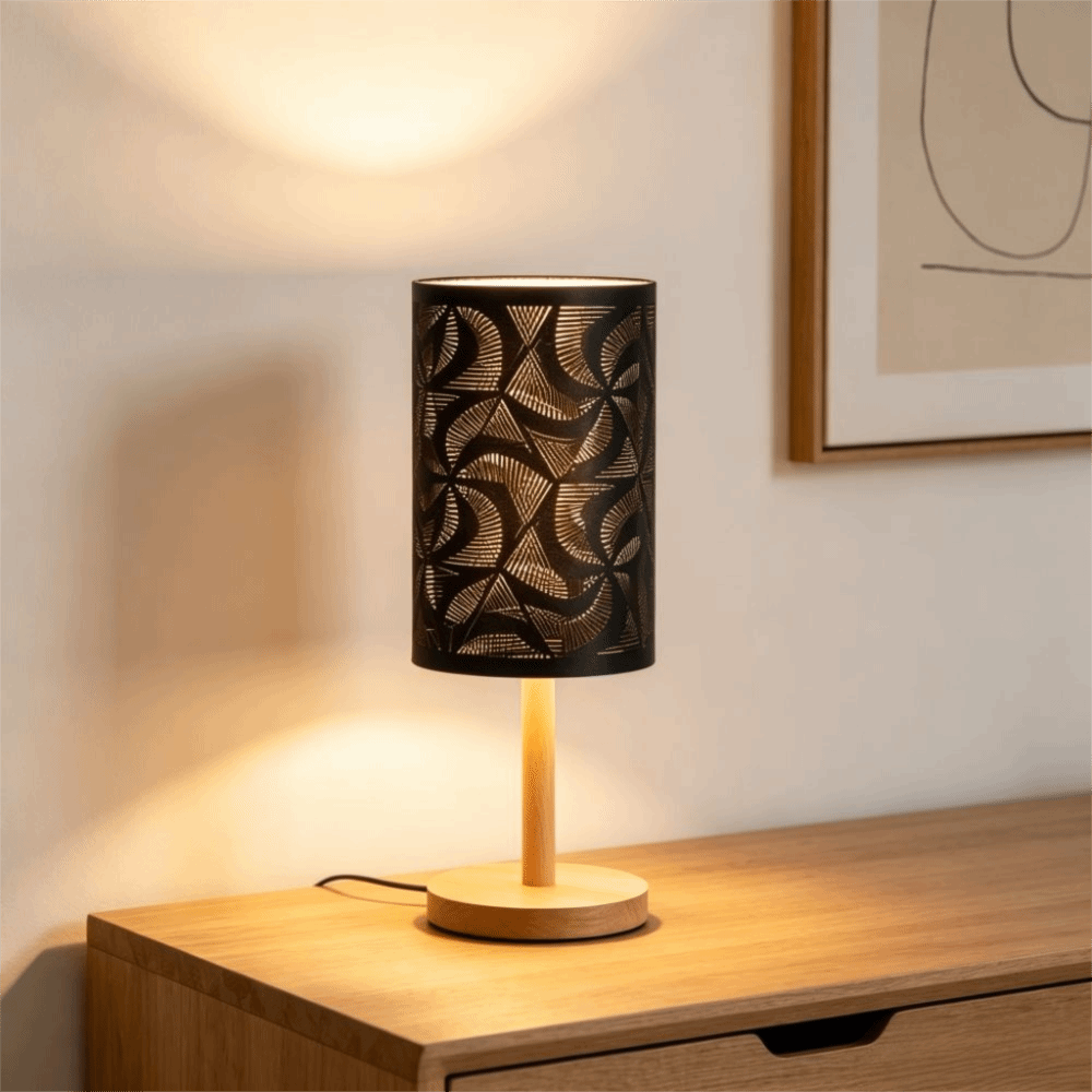 Geometric Lamp Shade - Eenvoudige ijzeren lampenkap met geometrisch patroon,