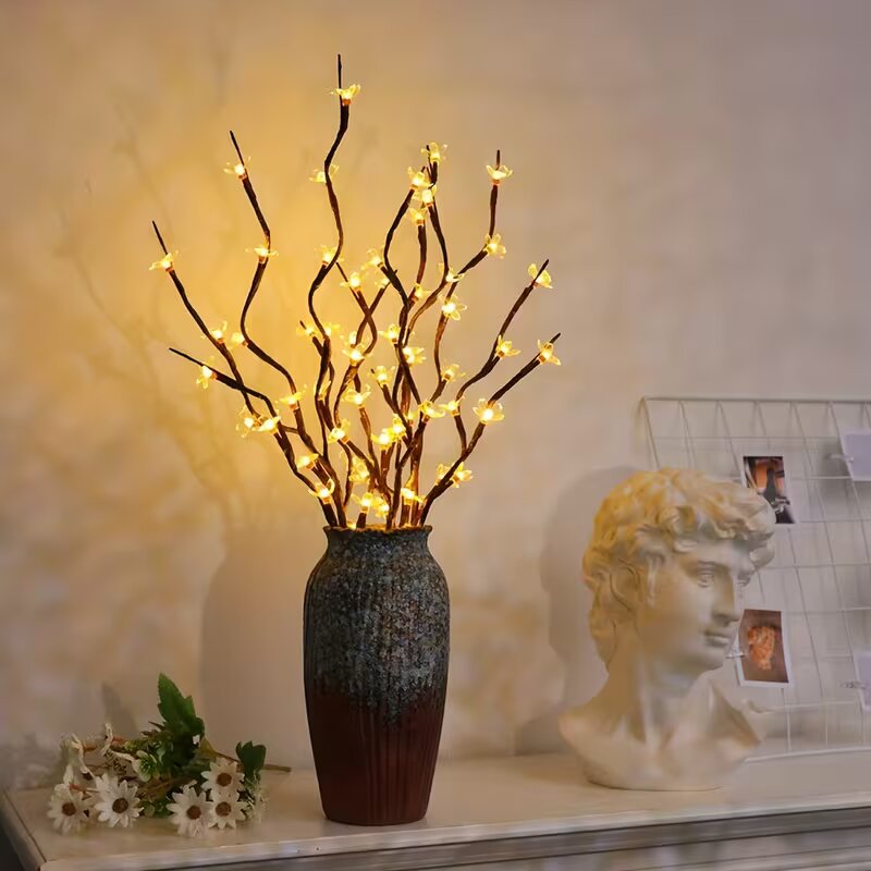 Lighting Decoration Outdoor - 1/2PC 20LED Kersenbloesem Boomtak Verlichting Binnen