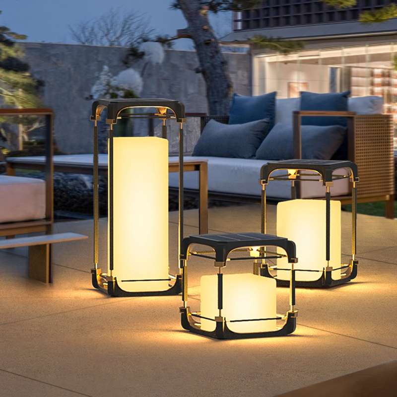 Lighting Decoration Outdoor - Lichtgevende vloerlamp, solar LED buitenverlichting voor