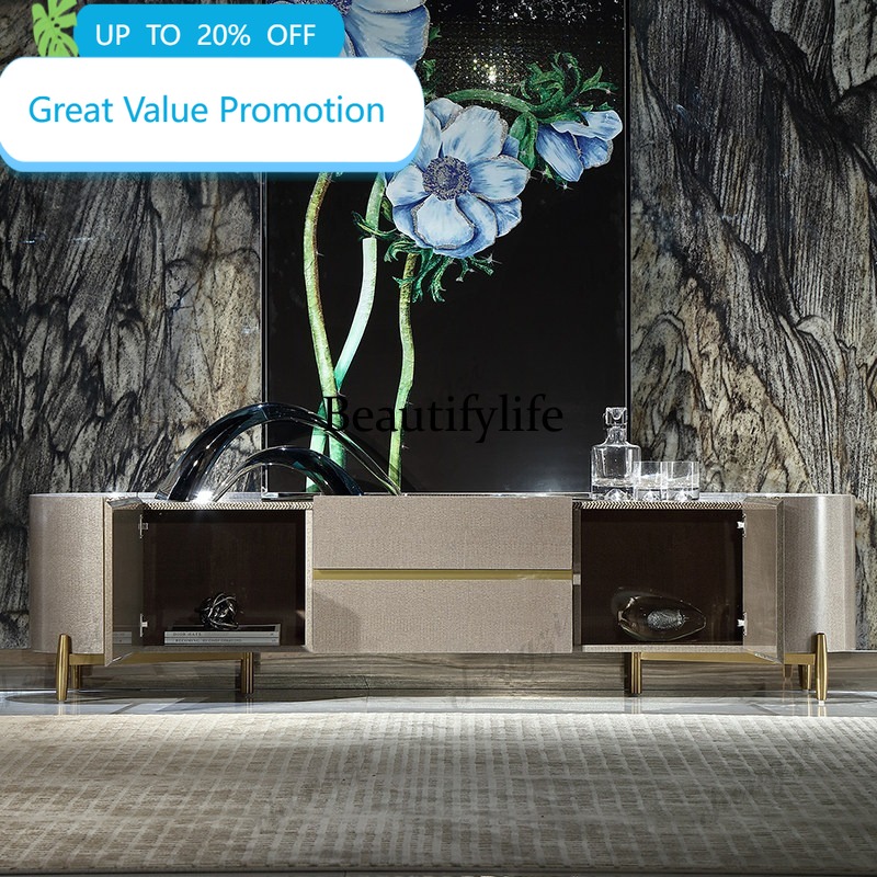 Lighting Decor For Living Room - M178 Italiaans licht luxe tv-meubel, hoogwaardige