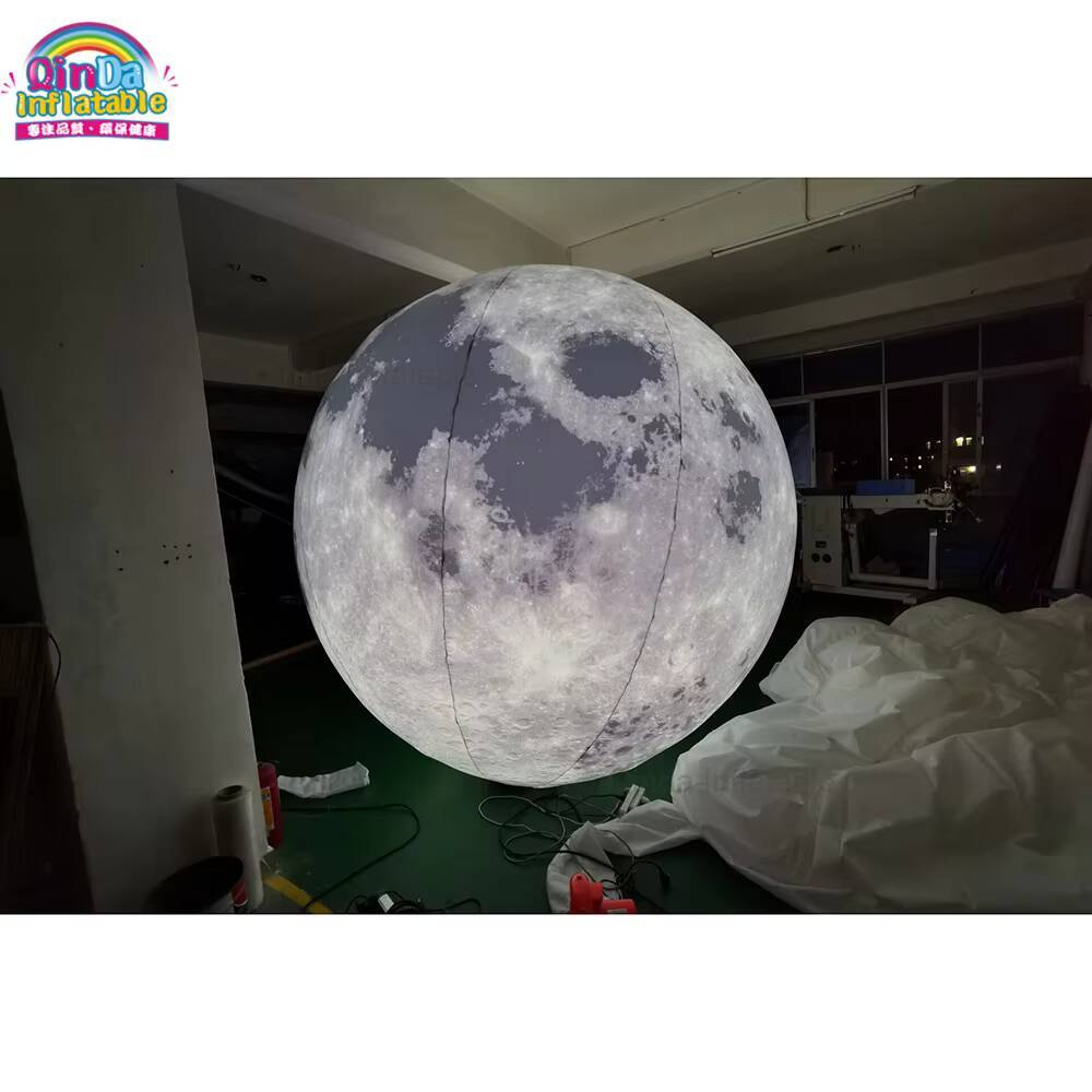 Lighting Decor Rentals - Concert decoratieve gigantische opblaasbare verlichting maan