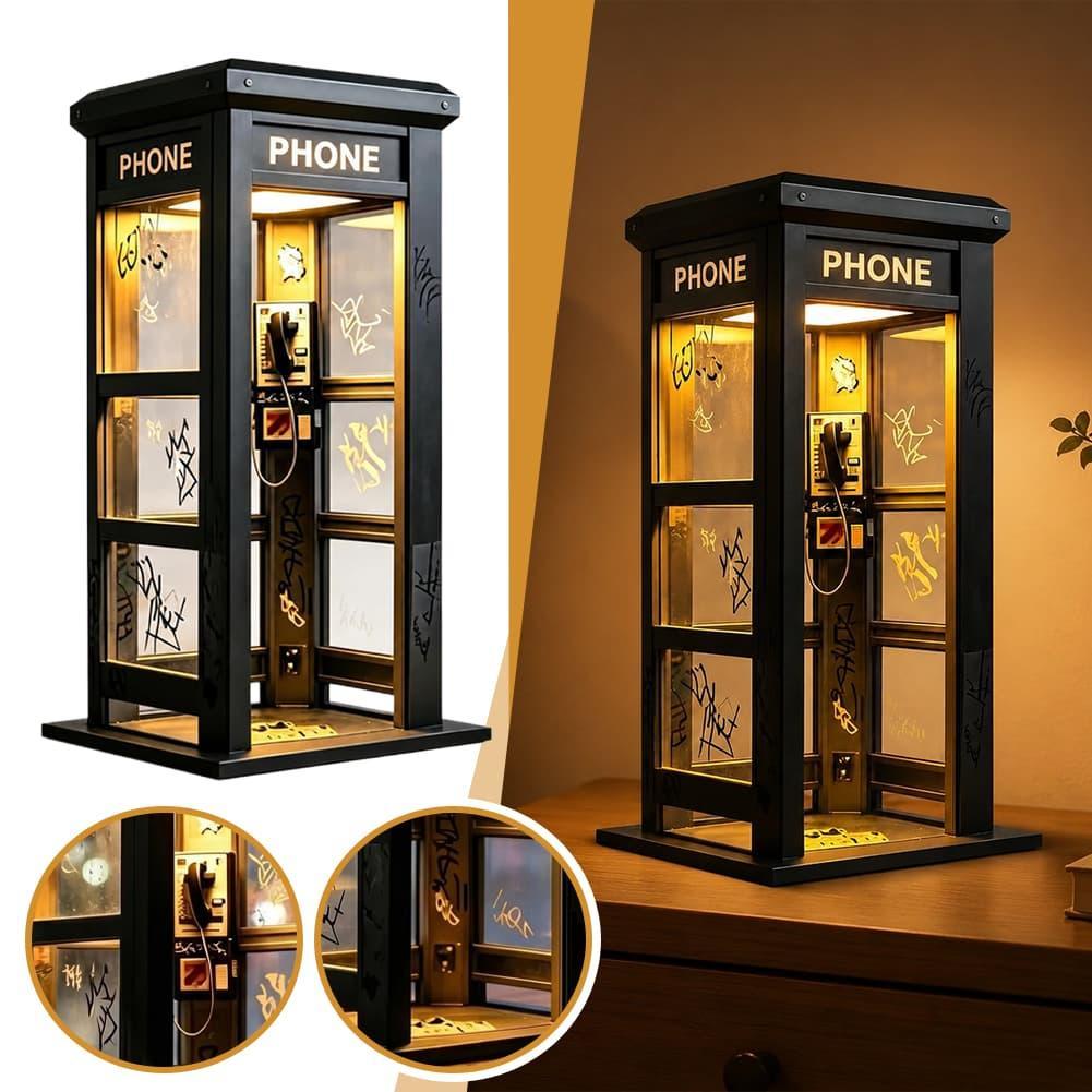 Lighting Decor Home - Vintage Londense telefooncel tafellamp, retro telefooncel