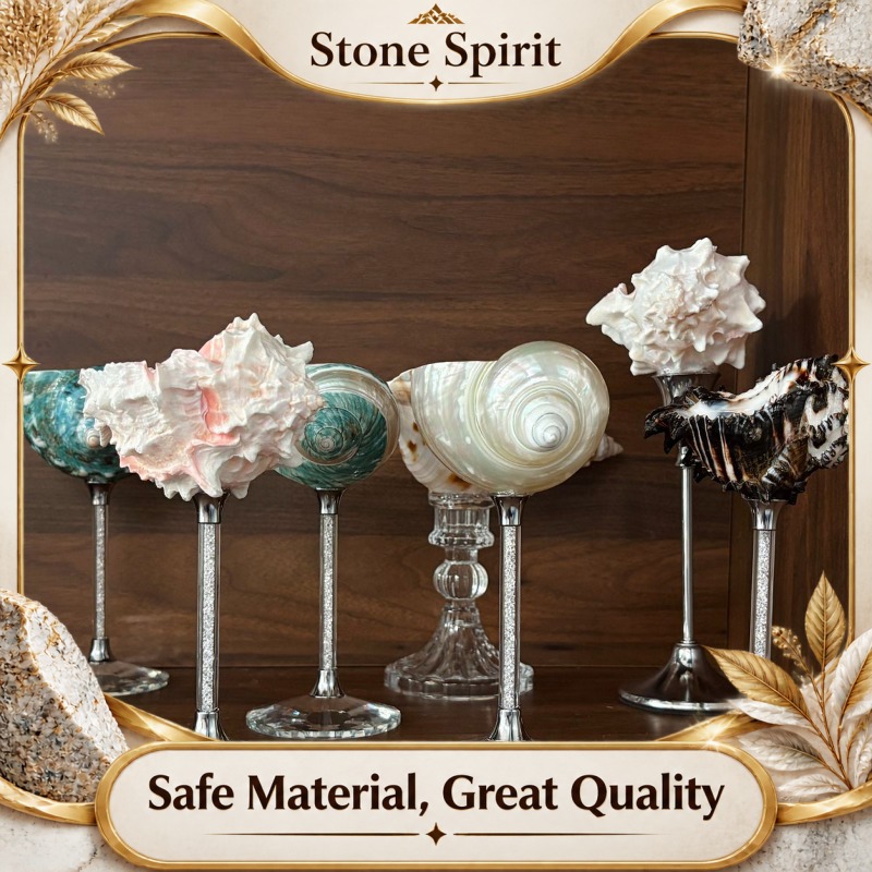 Lighting Decoration Ideas For Home - Luxe Conch Shell Champagne Glazen -