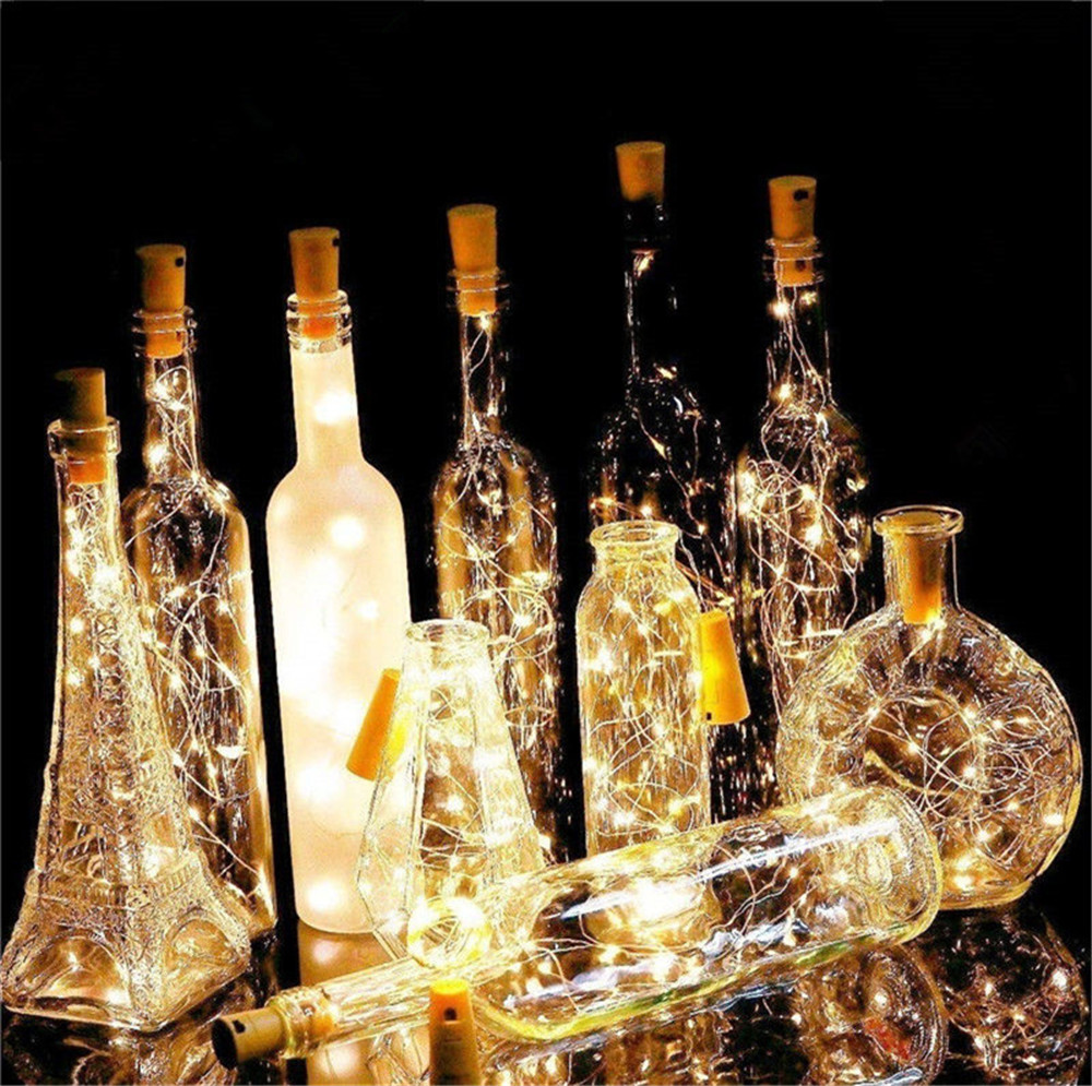 Decor Lighting Cork - Bar LED Wijnfles Kurk 2M Lichtslingers