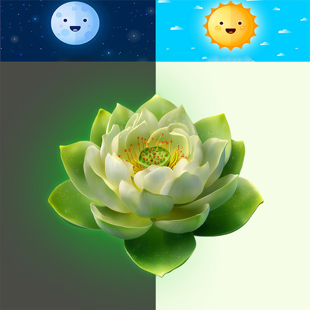 Glow-in-the-dark lotus toilet  - Lighting Decor Rentals recensie en prijs