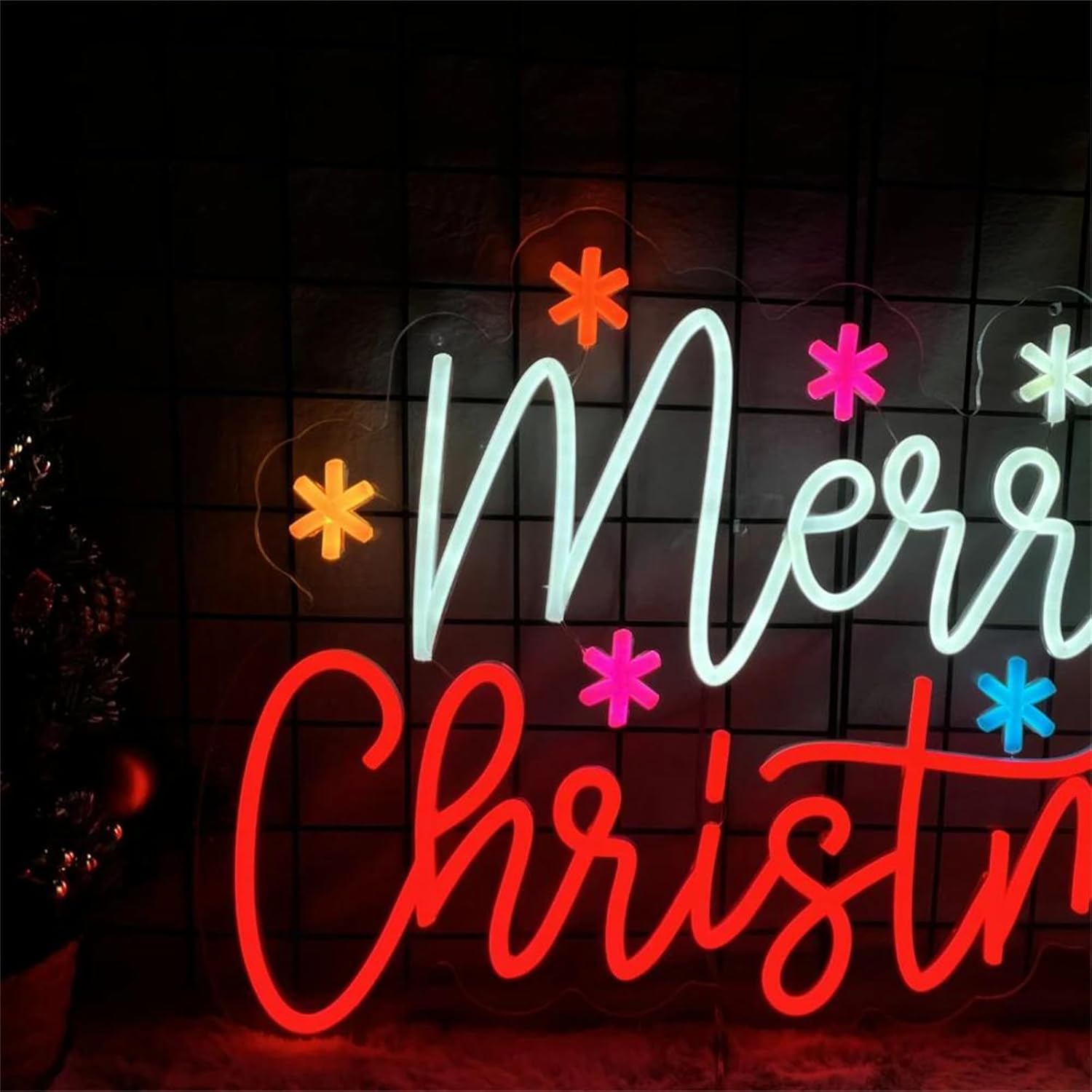 Vrolijk kerstfeest neonbord me - Lighting Decoration Ideas For Home recensie en prijs