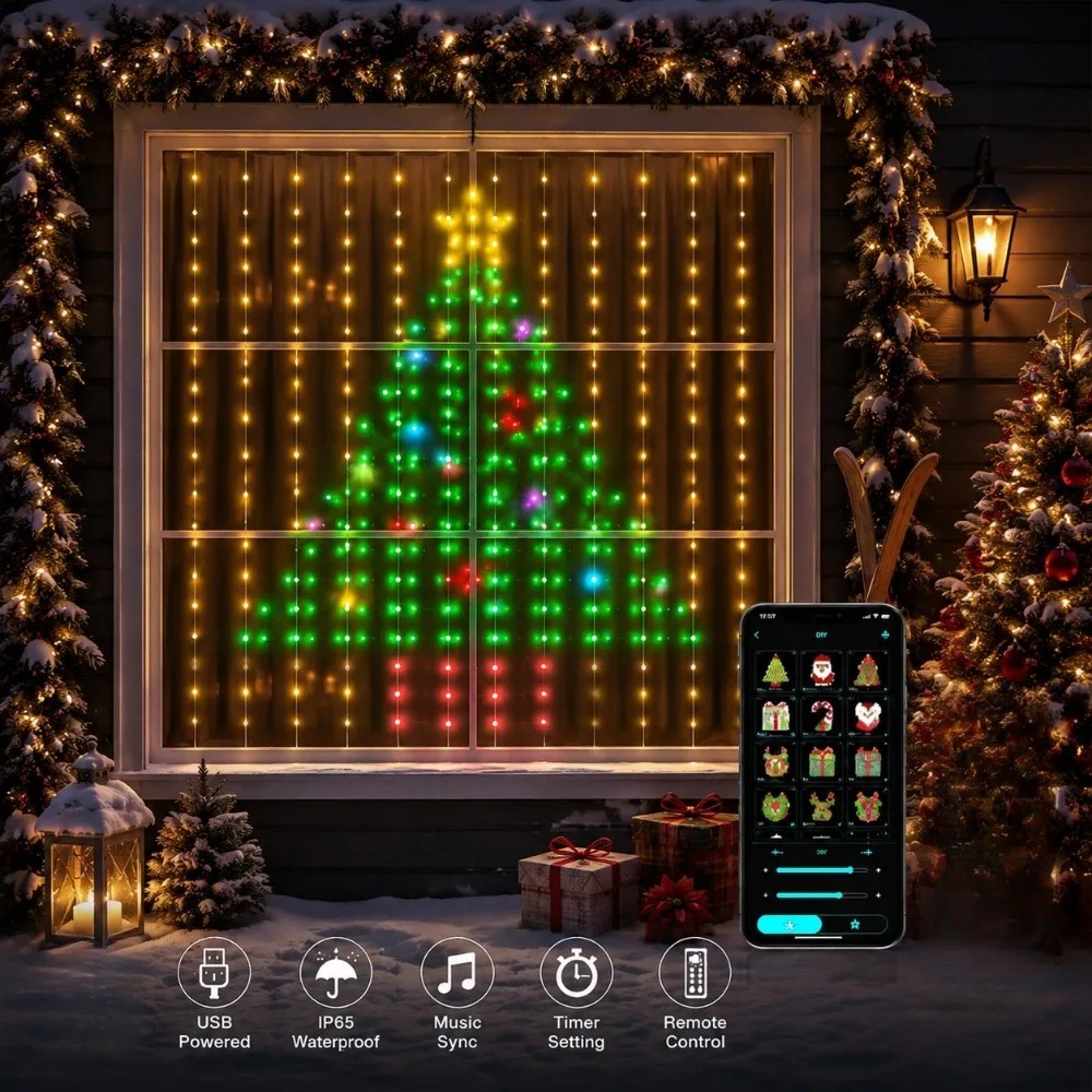 Buiten LED Pixel Gordijnverlic - Lighting Decoration Outdoor recensie en prijs