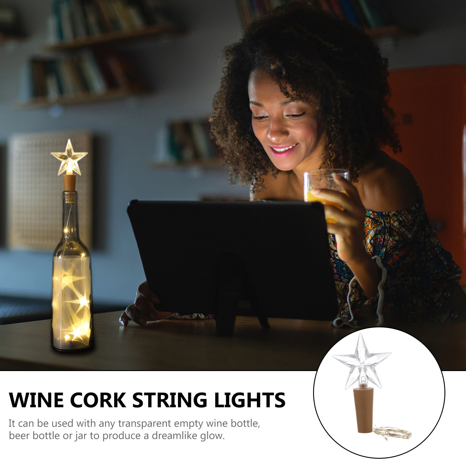 2 stuks wijnfleskurk LED-licht - Decor Lighting Cork recensie en prijs