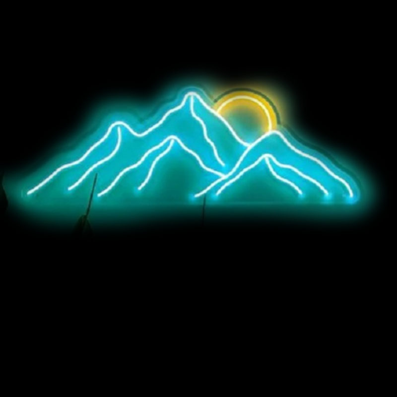 Neon Sign Mountain Neon Signs  - Lighting Decor Sunrise recensie en prijs