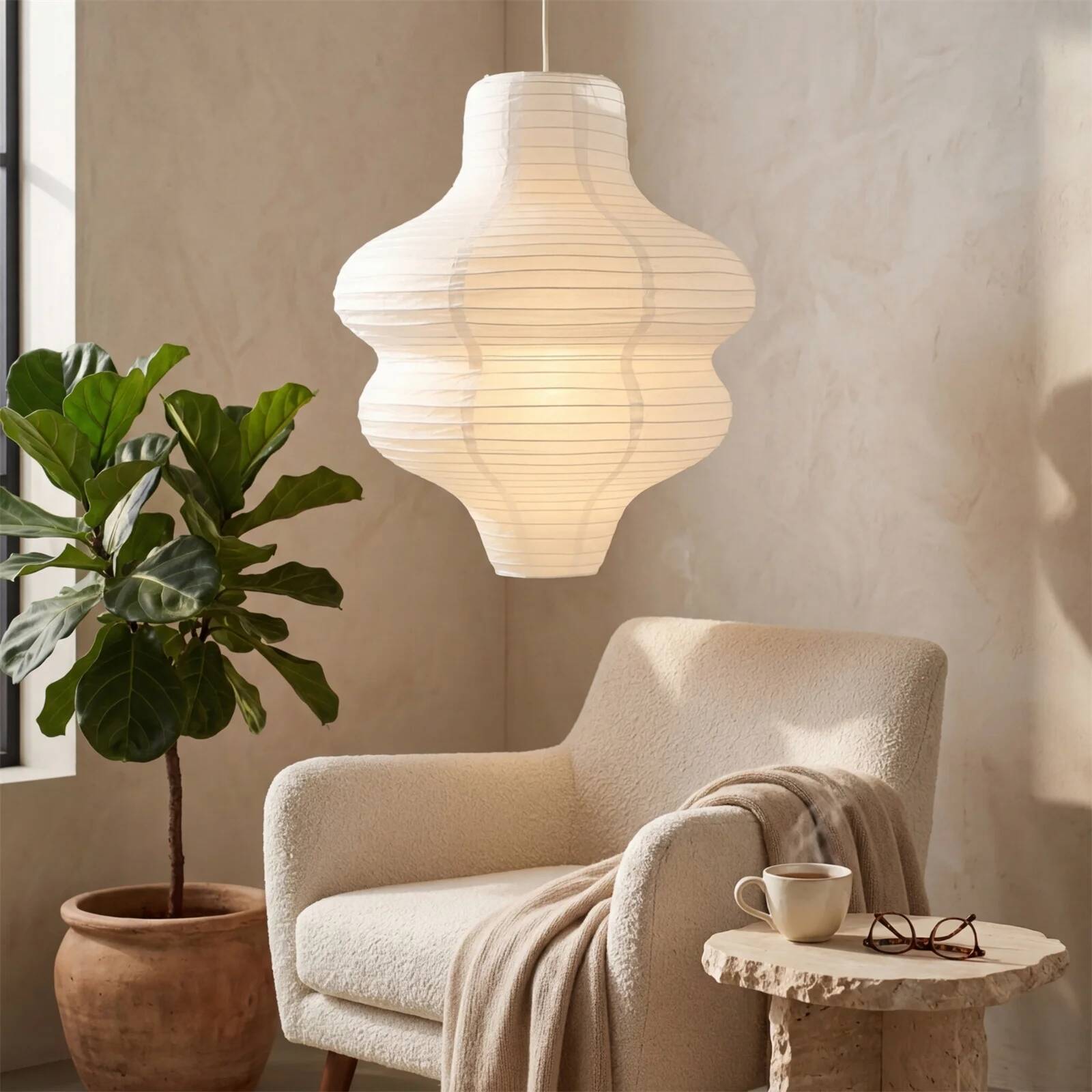 2 stuks ronde handgemaakte gev - Geometric Lamp Shade recensie en prijs
