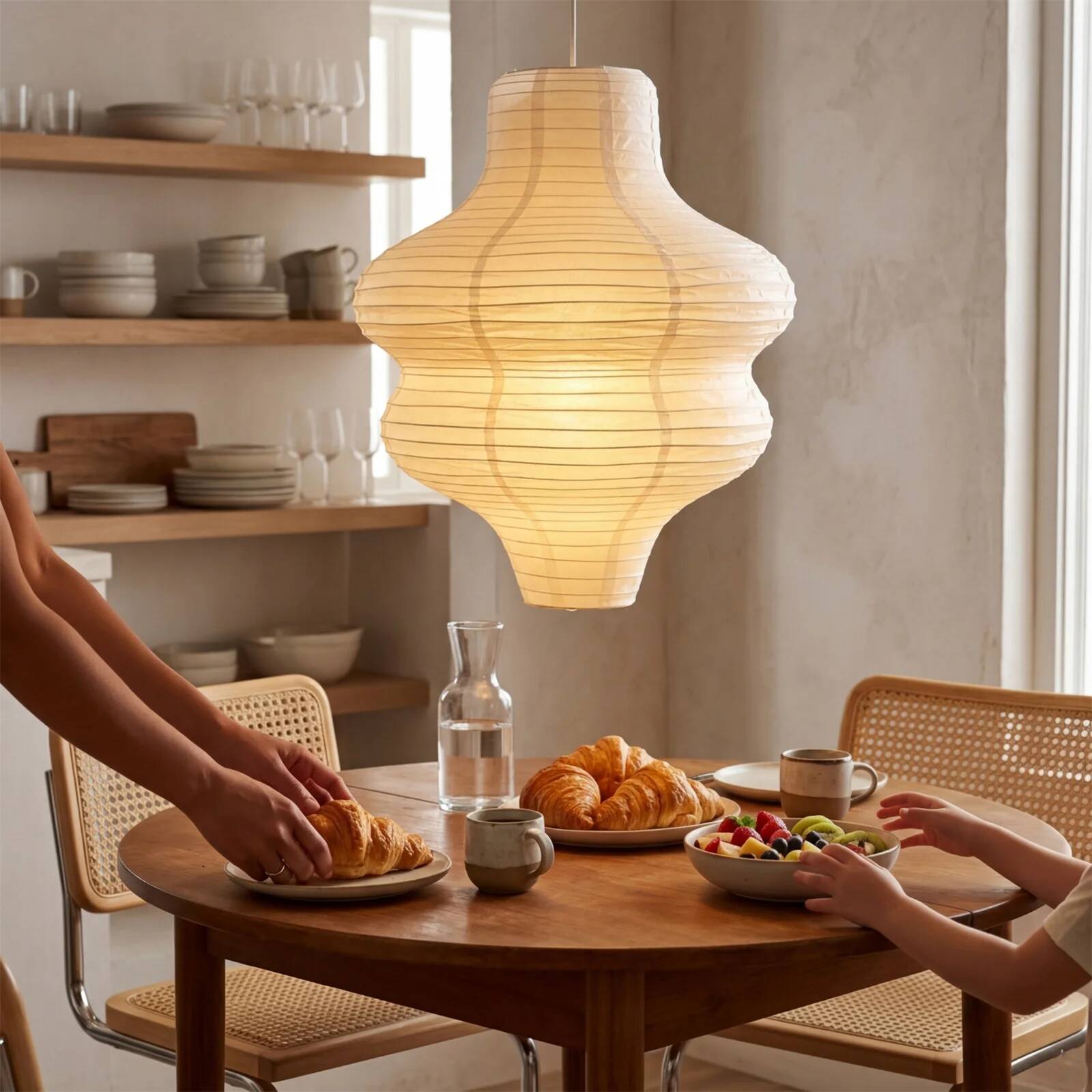 2 stuks ronde handgemaakte gev - Geometric Lamp Shade recensie en prijs
