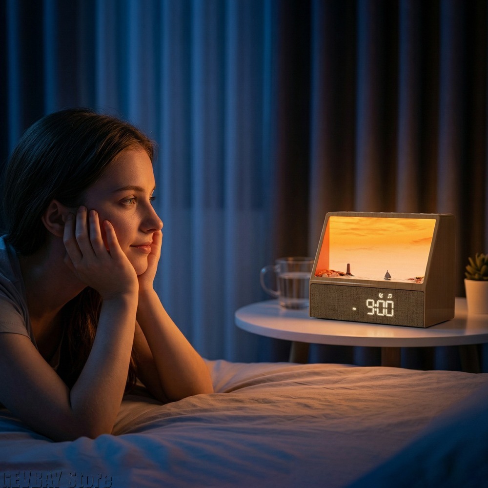 Zonsopgang-wekkerlamp met witt - Lighting Decor Sunrise recensie en prijs