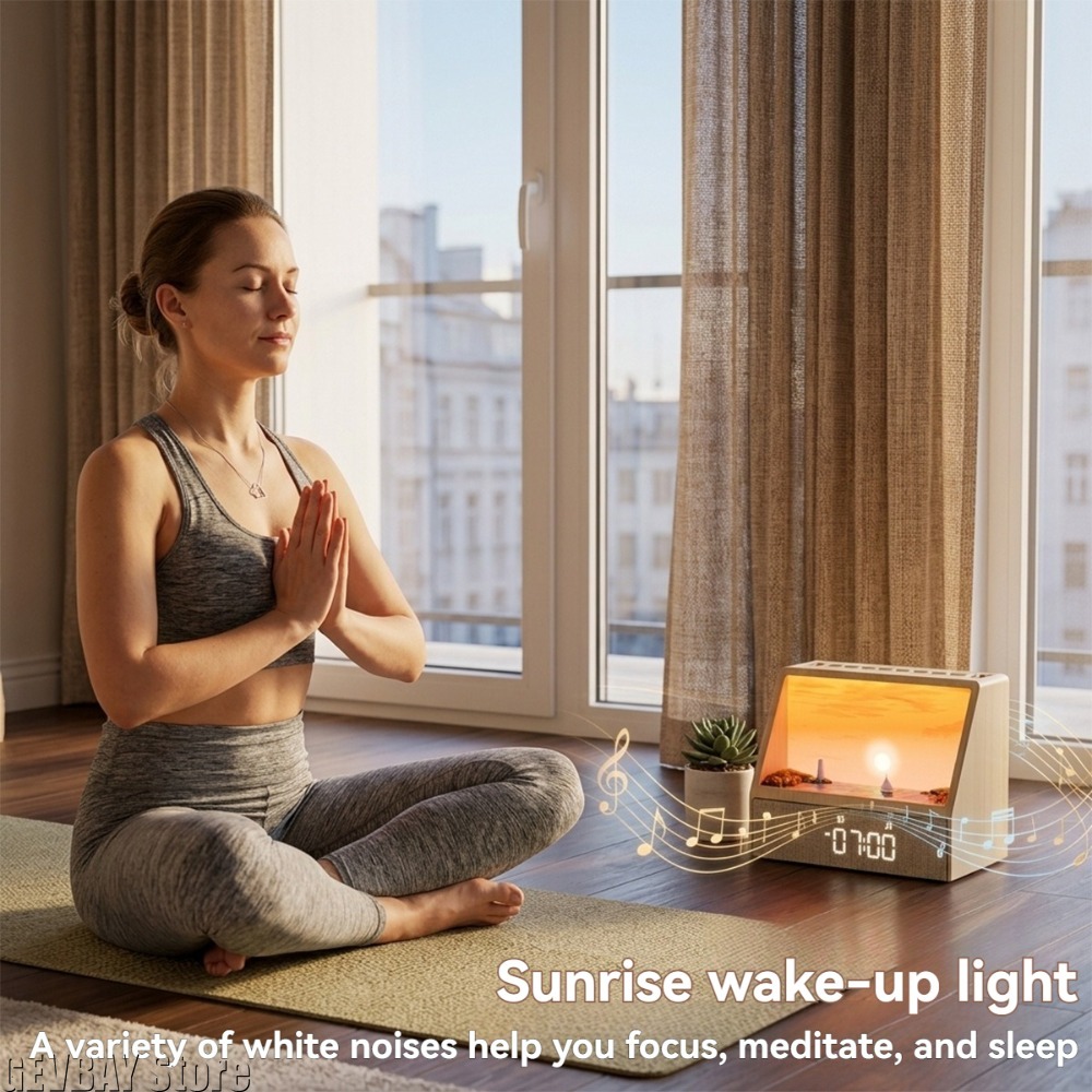 Zonsopgang-wekkerlamp met witt - Lighting Decor Sunrise recensie en prijs