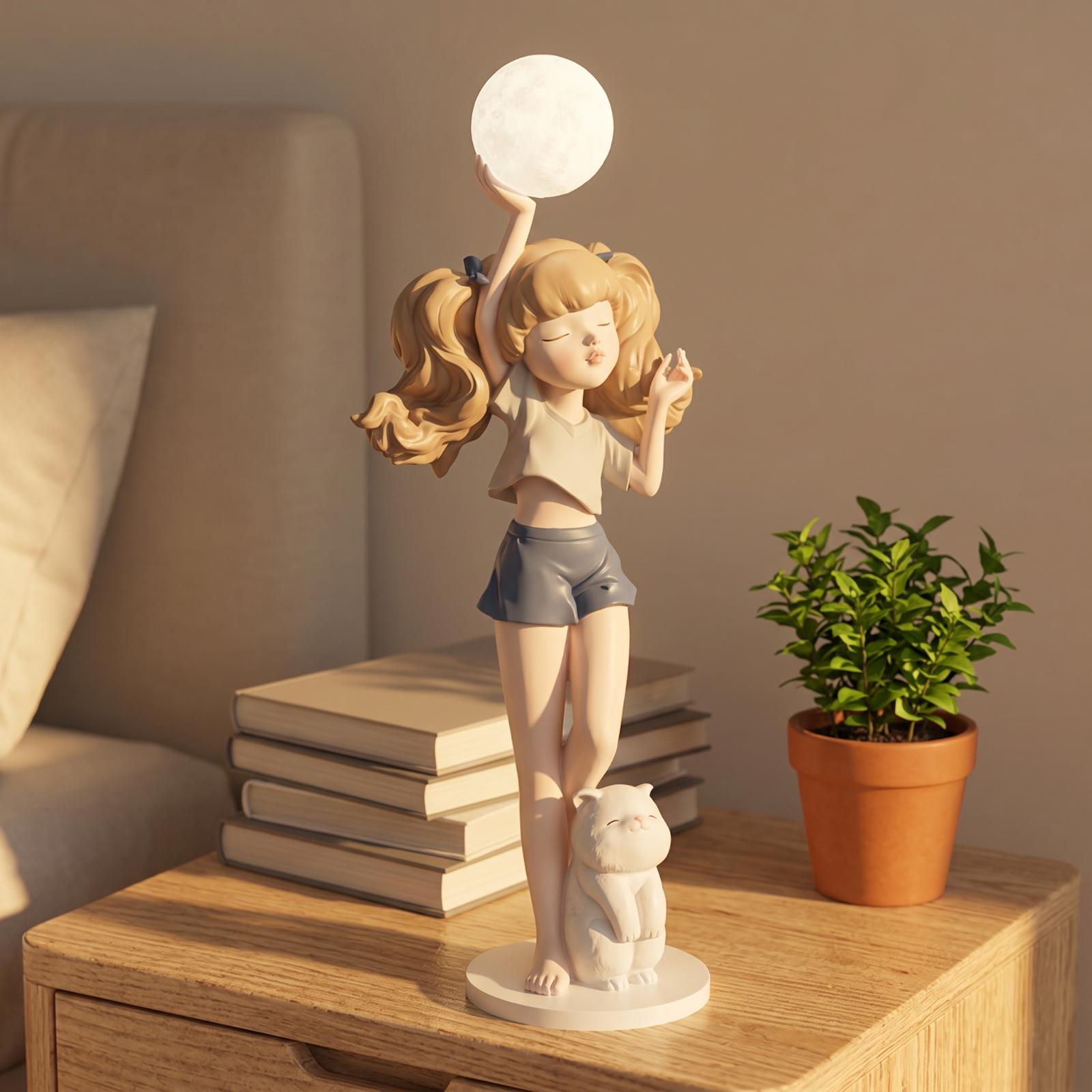 Elegante meisjesfiguurlamp met - Lighting Decor For Living Room recensie en prijs