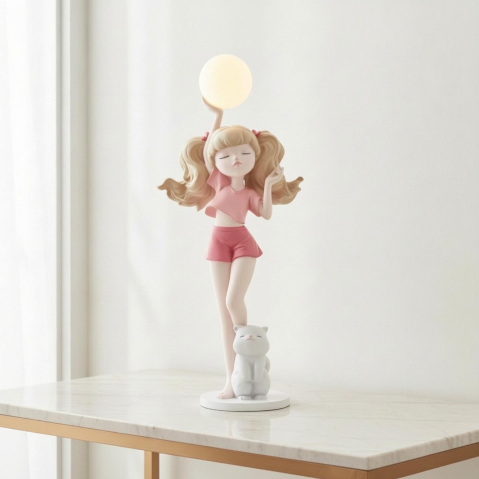 Elegante meisjesfiguurlamp met - Lighting Decor For Living Room recensie en prijs