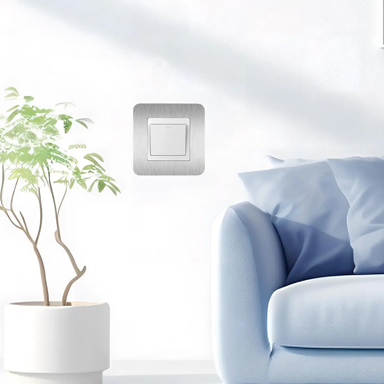 4 stuks zilverachtige zelfklev - Decor Lighting Uk recensie en prijs