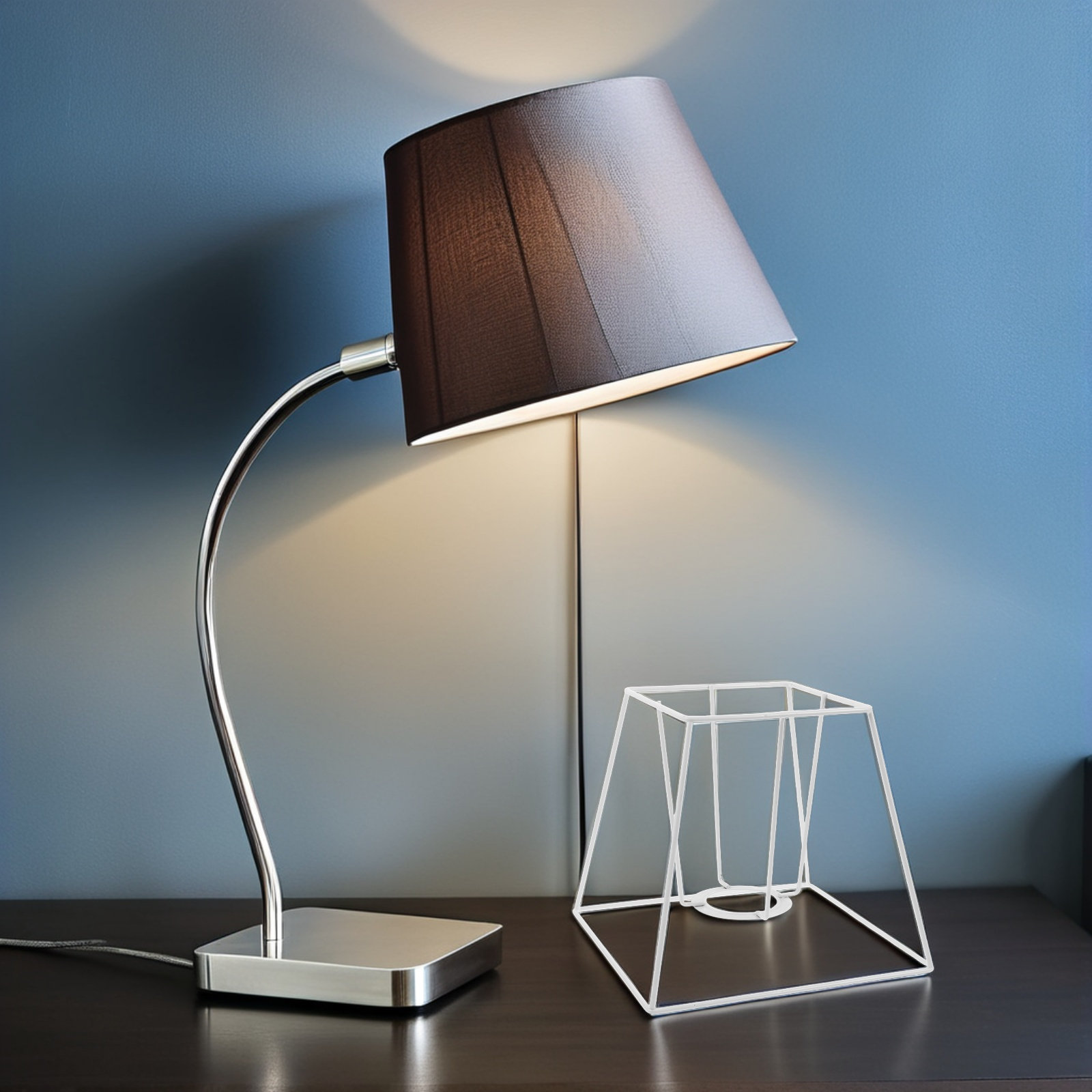 IJzerdraad lampenkaphouder, vi - Geometric Lamp Shade recensie en prijs