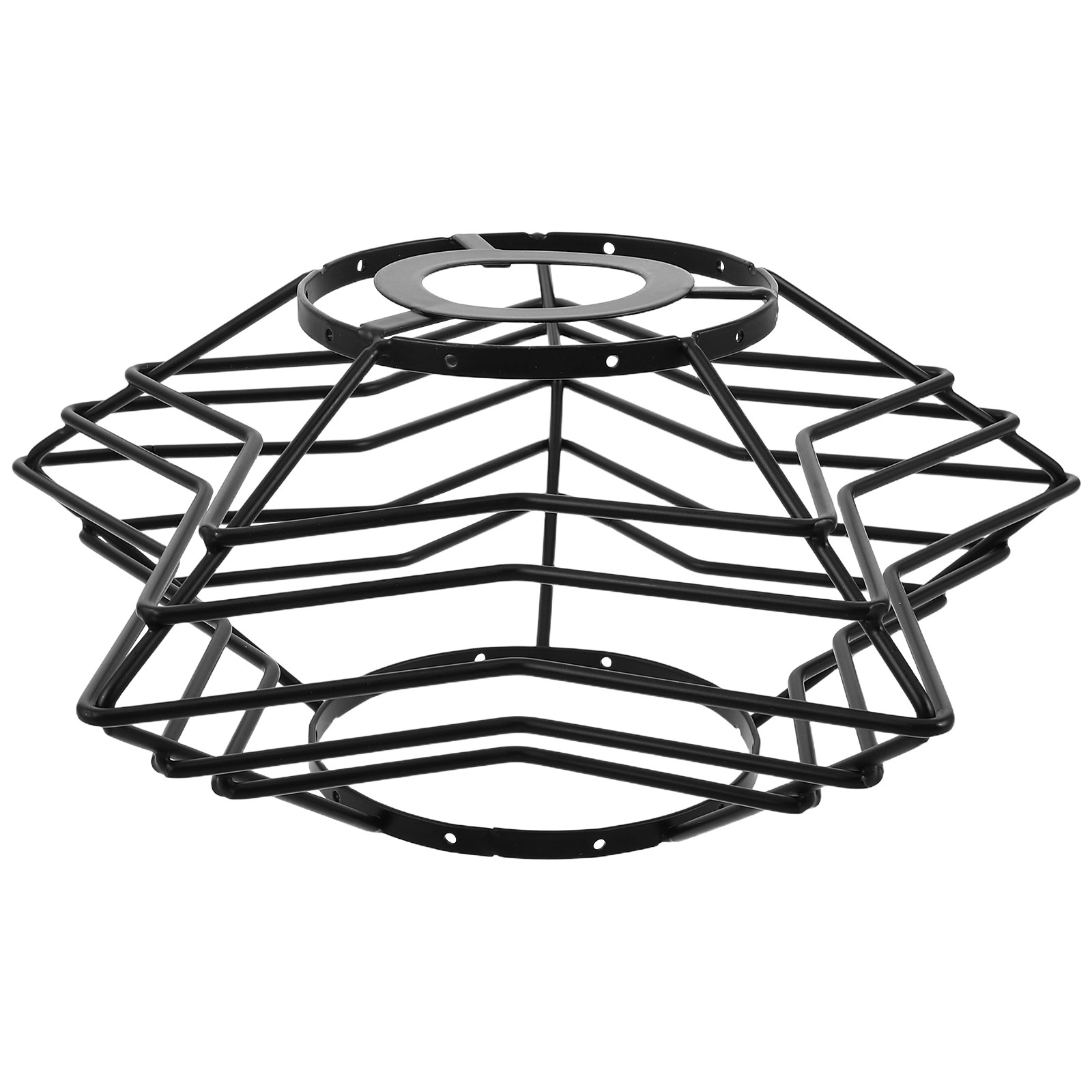 Zwarte geometrische metalen la - Geometric Lamp Shade recensie en prijs