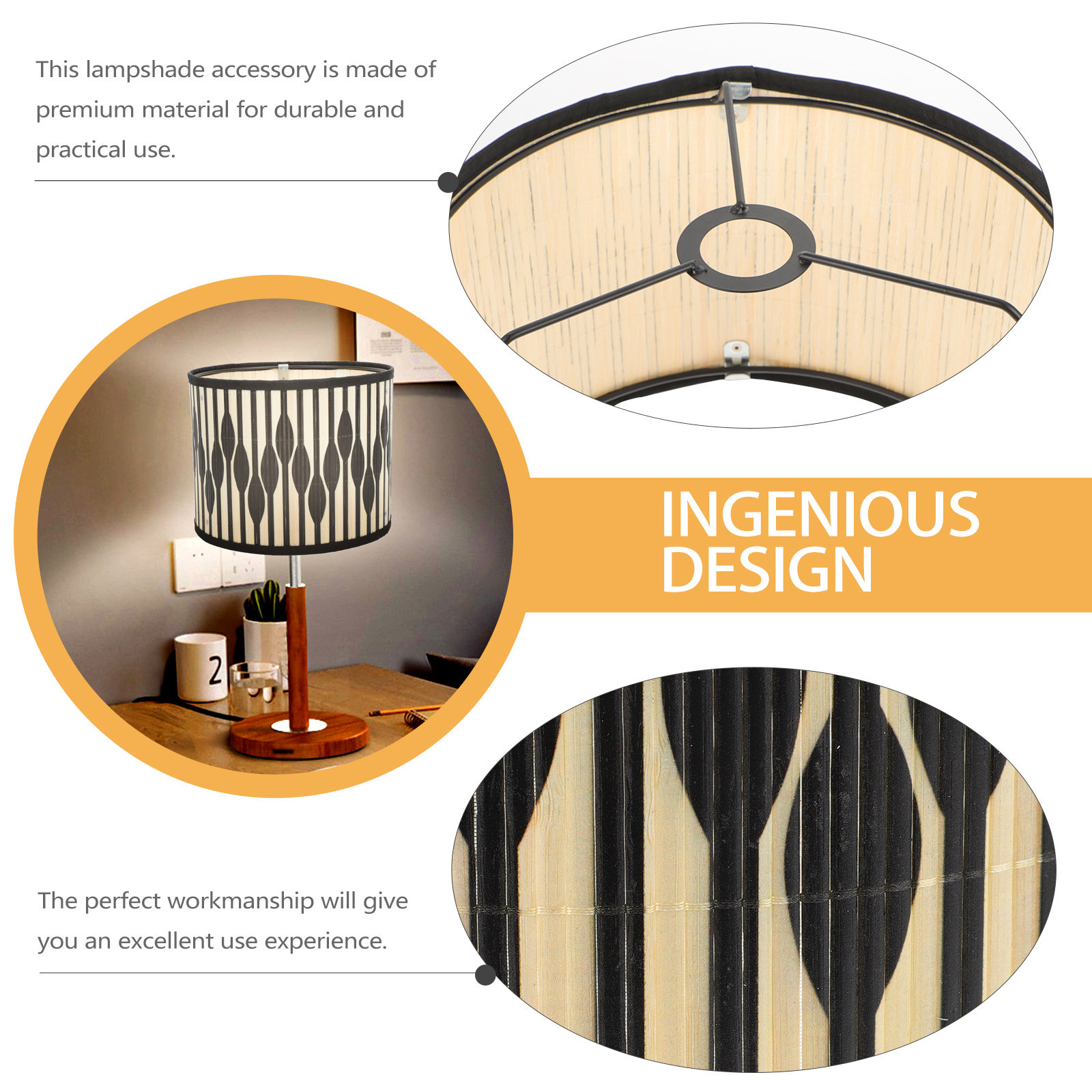 Bamboe lampenkap met geometris - Geometric Lamp Shade recensie en prijs