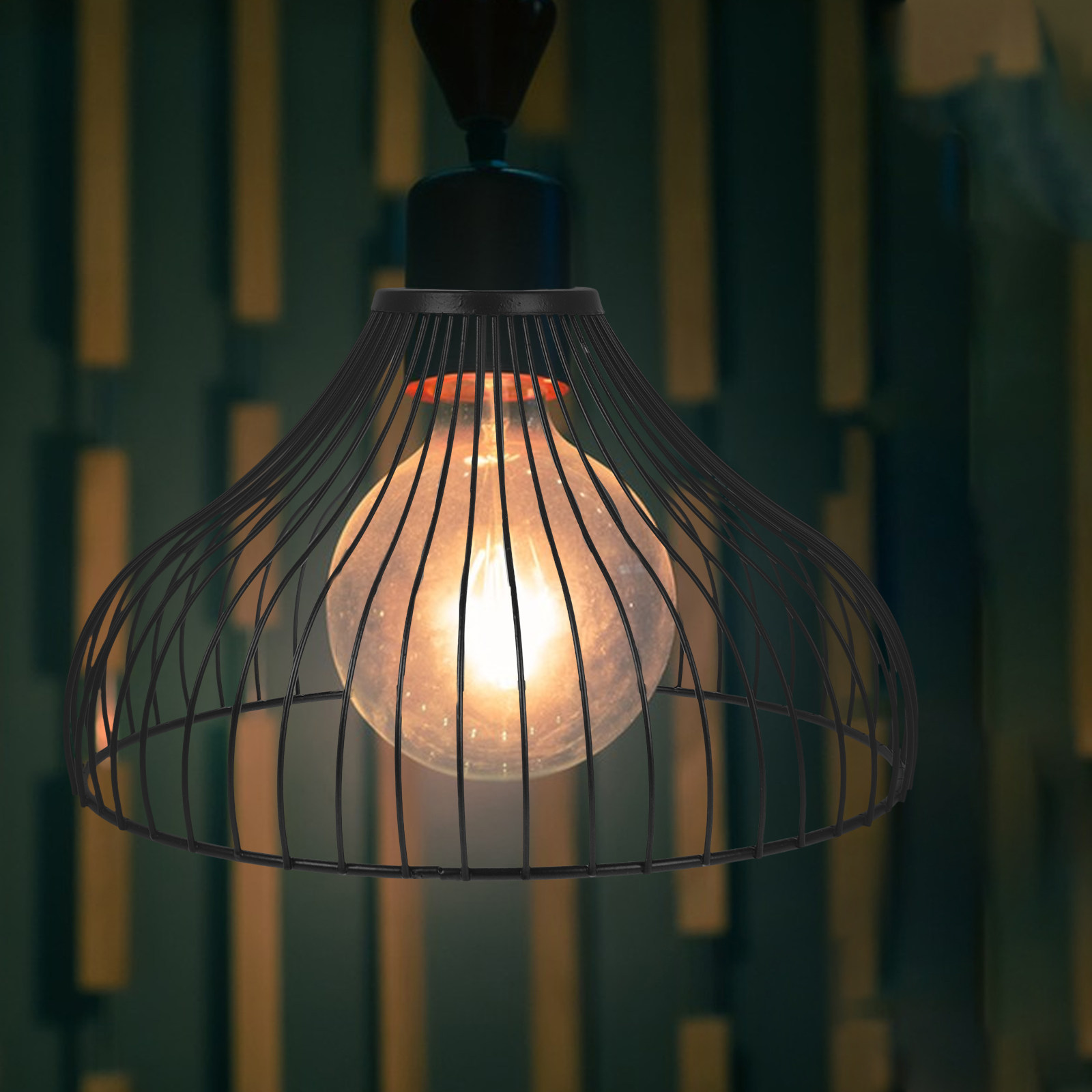 Elegante open metalen lampenka - Geometric Lamp Shade recensie en prijs