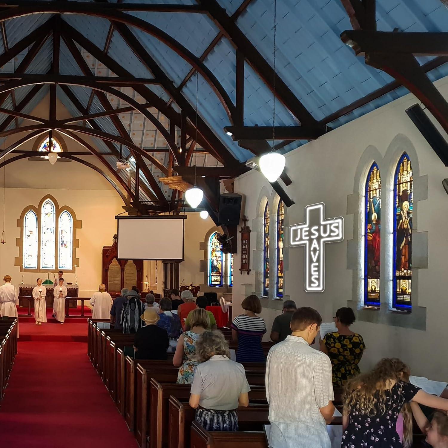 Jesus Saves Cross Neonborden U - Lighting Decor For Living Room recensie en prijs