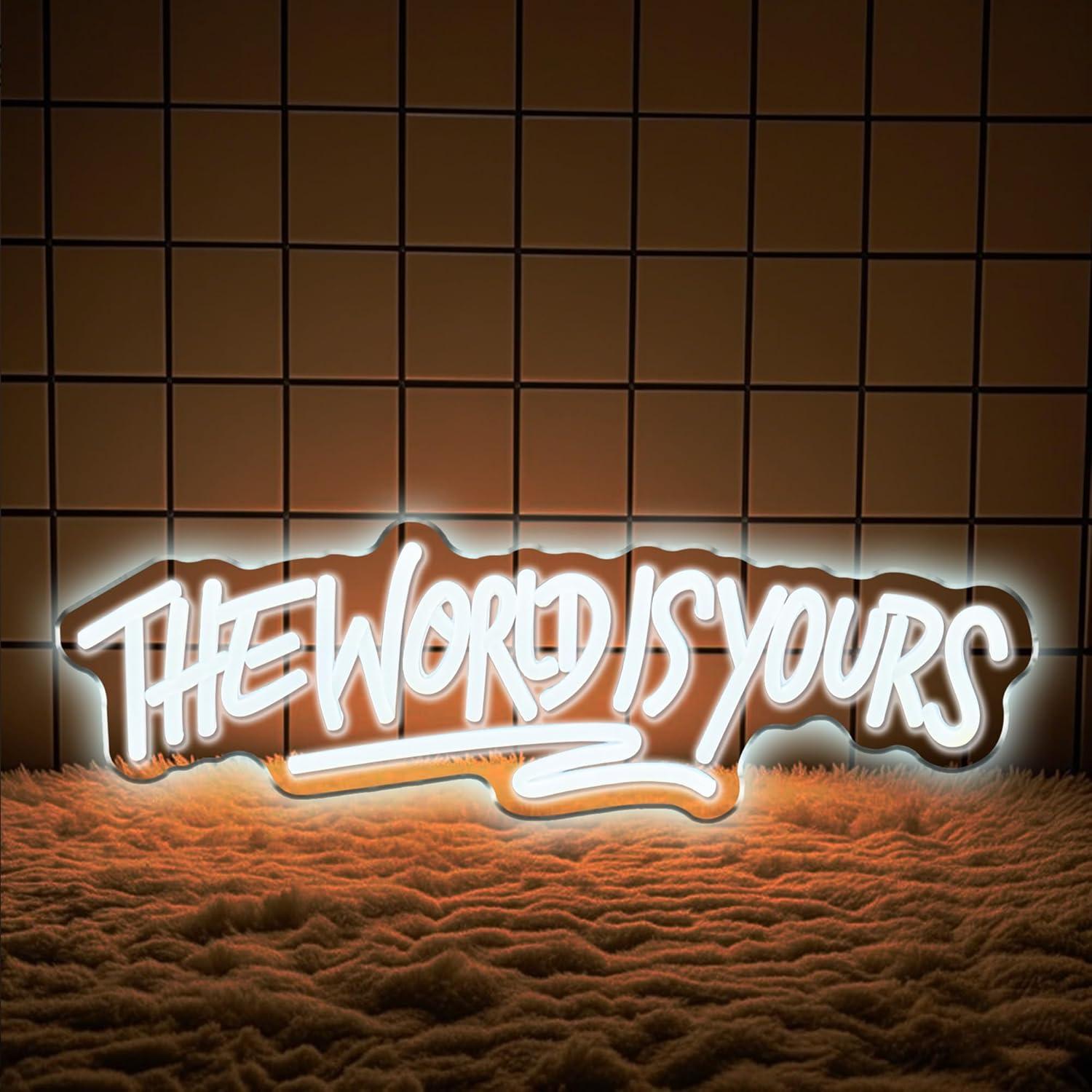De wereld is van jou Neonbord  - Lighting Decoration Wedding recensie en prijs