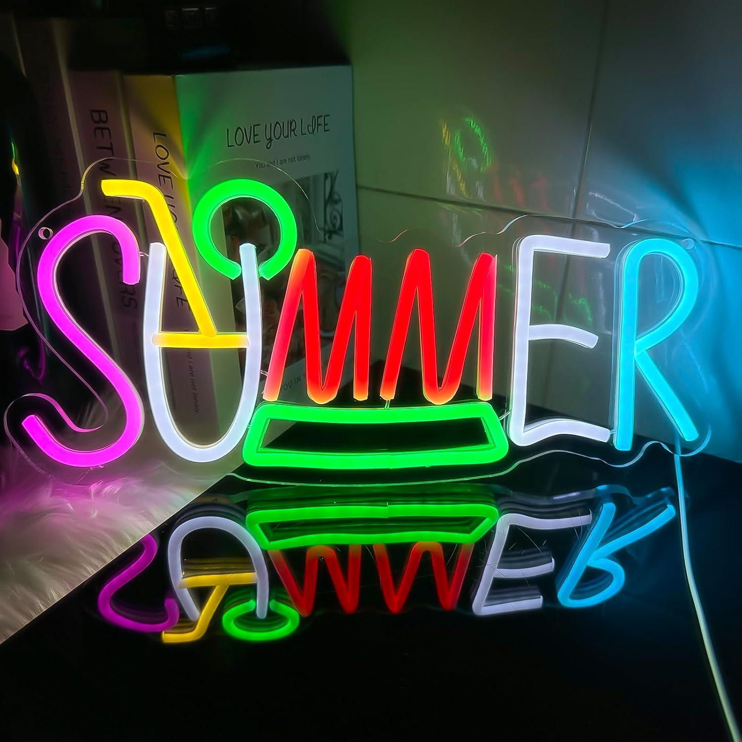 Zomer neonreclame USB-aangedre - Lighting Decor Rentals recensie en prijs