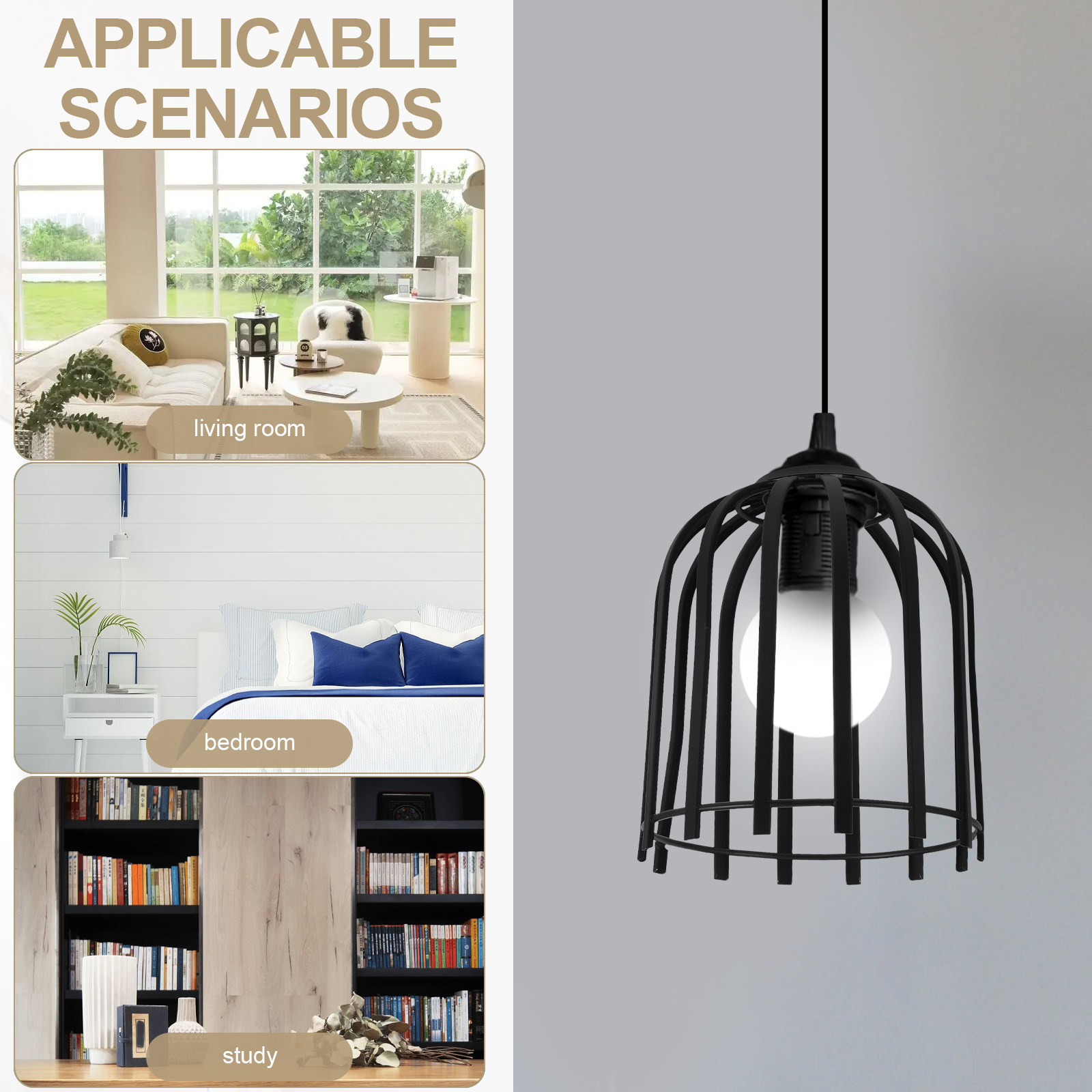 1 stuks ijzerdraad hanglamp ka - Geometric Lamp Shade recensie en prijs