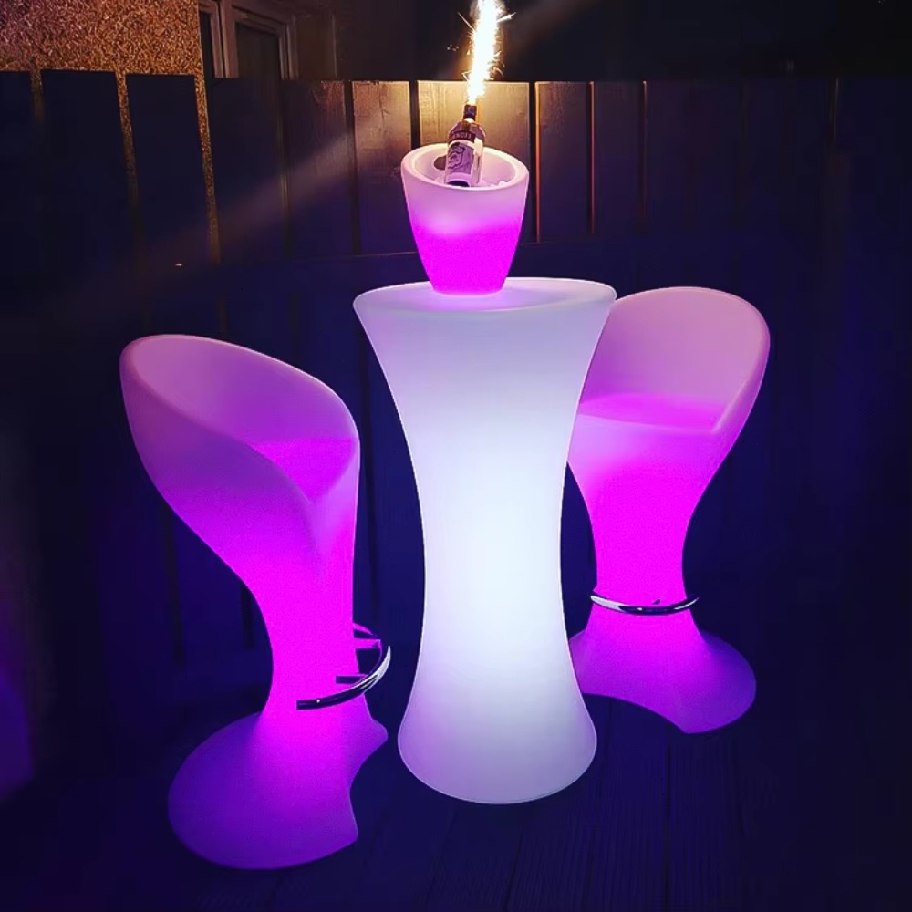 Groothandel LED hoge bartafels - Lighting Decor Rentals recensie en prijs