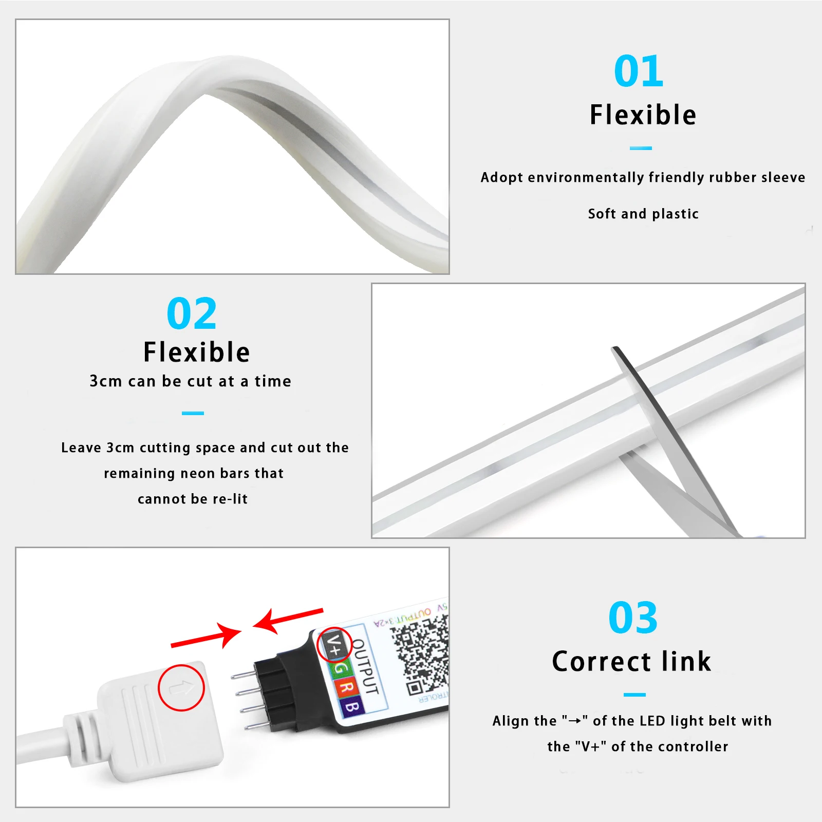 1-5m RGB LED Neon Strip Licht  - Lighting Decor Home recensie en prijs
